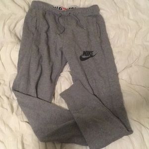 gray nike joggers